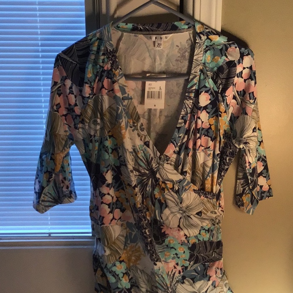 Cabi ruched shirt